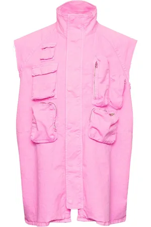 Maison Margiela Stitch-logo cotton-blend gilet