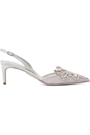 RENE CAOVILLA 50mm Veneziana slingback pumps