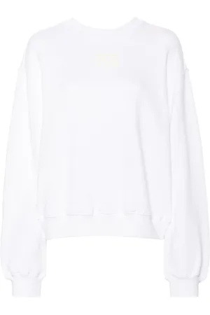 Alexander Wang Logo-embossed cotton sweatshirt