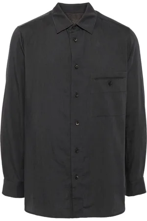 ZIGGY CHEN Long-sleeve jetted-pocket shirt