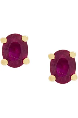 WOUTERS & HENDRIX 18kt yellow ruby stud earrings
