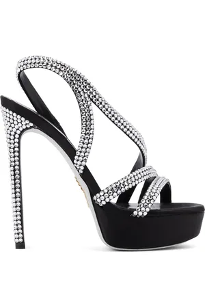 RENE CAOVILLA Crystal-embellished sandals