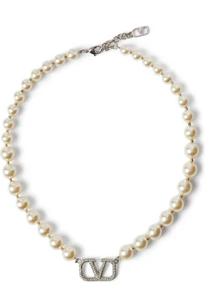 VALENTINO GARAVANI VLogo Signature pearl necklace