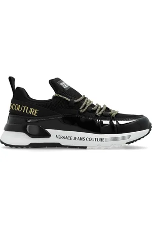VERSACE Dynamic logo-print sneakers