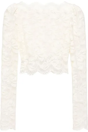 Paco rabanne Cropped lace blouse