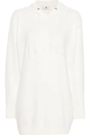 Elisabetta Franchi Hooded sweatshirt dress
