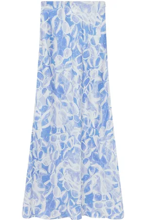 Stella McCartney Sunglasses-print maxi skirt