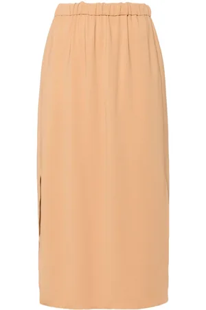 FORTE FORTE Elasticated-waistband midi skirt
