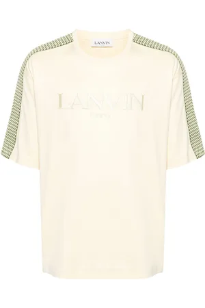Lanvin Logo-embroidered cotton T-shirt