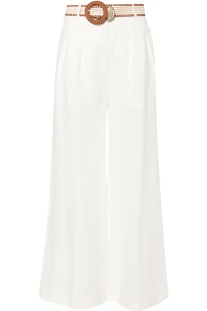 ZIMMERMANN Golden Tuck palazzo pants