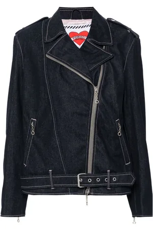 Fiorucci Zip-up denim biker jacket