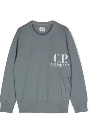 C.P. Company Logo-print cotton sweatshirt
