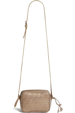 BONPOINT Alimos cherry-quilted leather shoulder bag