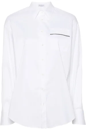 Brunello Cucinelli Monili-embellished shirt