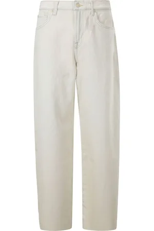 7 for all Mankind Mid-rise straight-leg jeans
