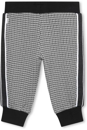 HUGO BOSS Pied-de-poule track pants