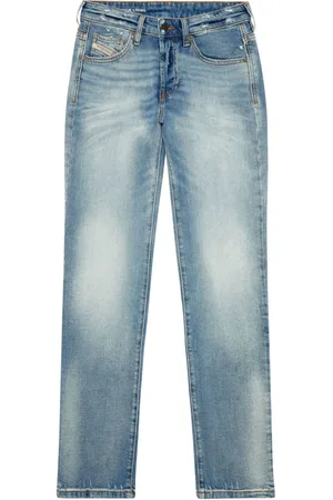 Diesel D-Mine mid-rise straight-leg jeans