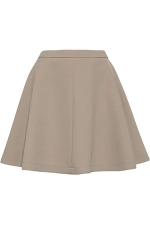 Ami Virgin-wool skater skirt