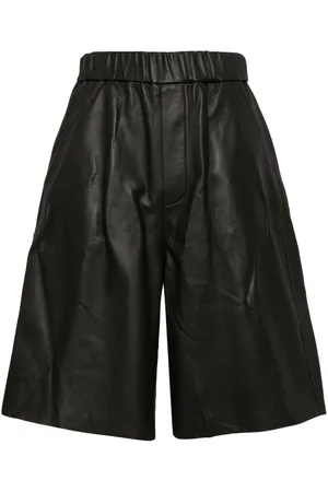 Ami Leather bermuda shorts