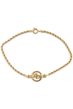 Dior 1990s CD chain bracelet