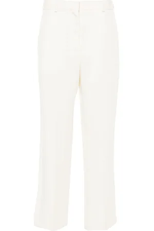 Totême Straight-leg cropped trousers