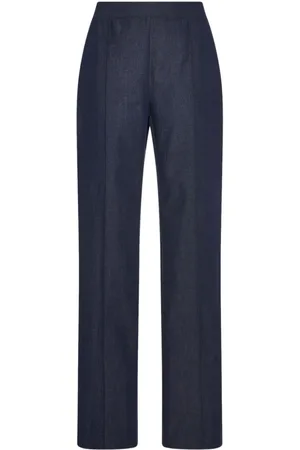 ROSETTA GETTY Straight-leg cropped trousers