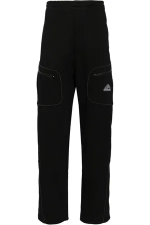 Breathe Logo-appliqué cotton track pants