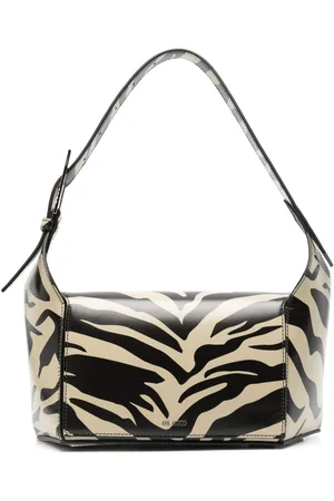 The Attico 7/7 zebra-print shoulder bag