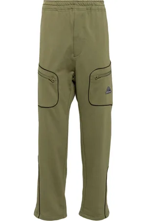 Breathe Logo-appliqué cotton track pants