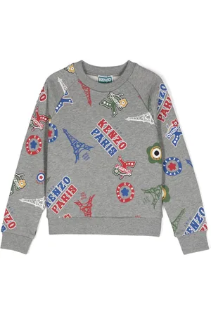 Kenzo Logo-print cotton sweatshirt