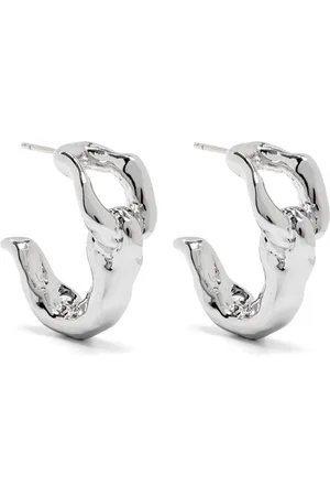 Vann Jewelry C hoop earrings