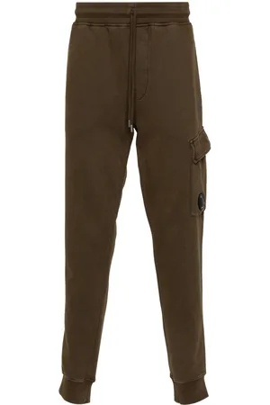 C.P. Company Lens-detail fleece track pants