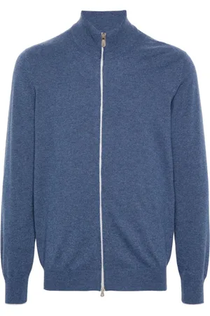 Brunello Cucinelli Zip-up cashmere jumper