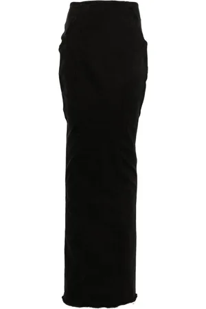 Entire Studios Channel denim maxi skirt