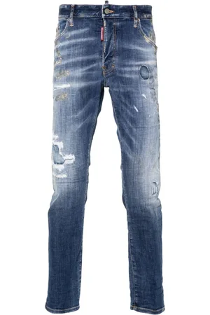Dsquared2 Skater distressed ripped skinny jeans