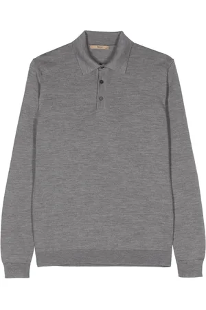 Nuur Long-sleeve merino polo shirt