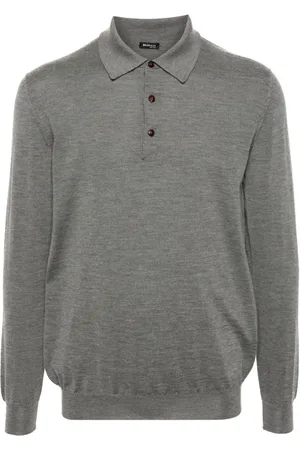 Kiton Fine-knit polo shirt