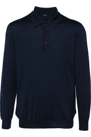 Kiton Fine-knit polo shirt