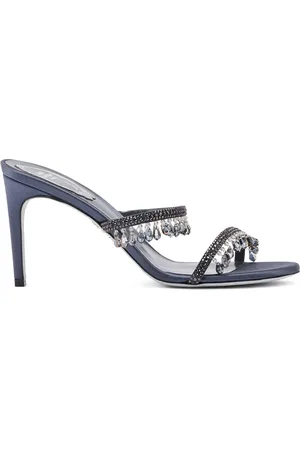 RENE CAOVILLA 100mm Chandelier crystal-embellished sandals