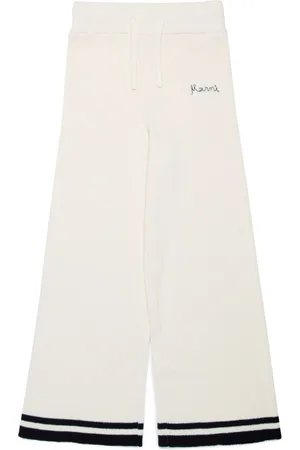 Marni Cotton-cashmeer blend wide leg trousers