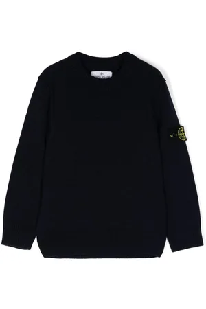 Stone Island Compass-badge crew-neck jumper