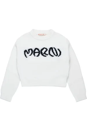 Marni Intarsia-knit logo jumper