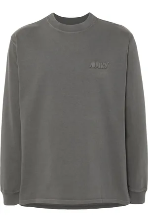Autry Logo-patch cotton sweatshirt