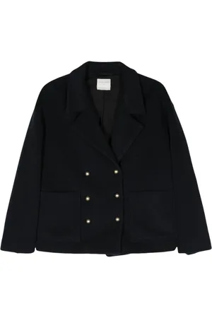 FORTE FORTE Double-breasted wool-blend jacket