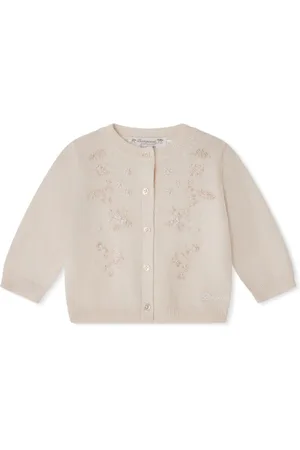 BONPOINT Claudie floral-embroidered cardigan