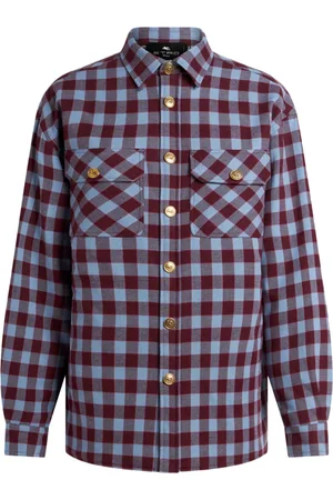 Etro Padded check jacquard shirt