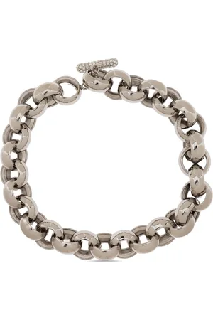 Marni Crystal-embellished choker chain necklace
