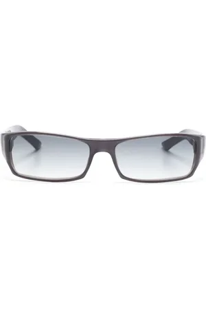 Gucci Translucent rectangle-frame sunglasses