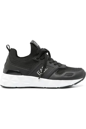 EA7 Logo-embossed sneakers