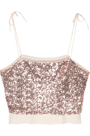 Baum und Pferdgarten Jovana sequinned crop top